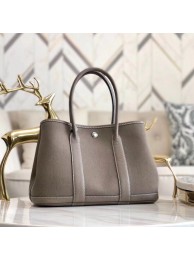 Copy 1:1 Hermes Garden Party 36cm Tote Bags Original Leather A3698 Grey Tl643xD64