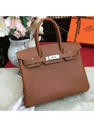Fake Best Hermes Birkin Bag Original Leather 17825 Brown Tl892Nk59