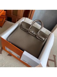Fake Best Hermes original Togo Leather HB25O dark gray Tl162Nk59