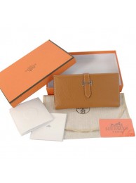 Fake Hermes Bearn Japonaise Tri-Fold Wallet H308 Camel Tl2319Lh27