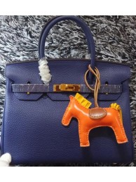 Fake Hermes Birkin 30CM Tote Bags Litchi Leather H30LI Royal Tl1224Lh27