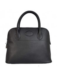 Fake Hermes Bolide 37CM Tote Bags Clemence H1037 Black Tl2001RY48