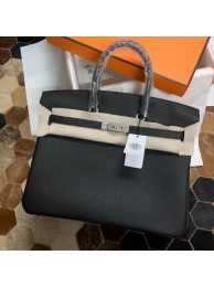 Fake Hermes original Togo Leather HB35O Black Tl176RY48