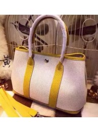 Fashion Hermes Garden Party 36cm Tote Bags Canvas HGP1927 Yellow Tl1000OM51