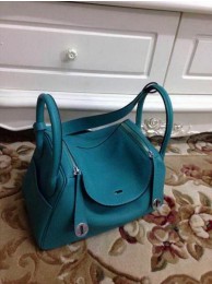 Fashion Hermes Lindy 30CM Original Leather Shoulder Bag HLD30 Light Green Tl1247wc24