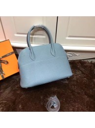 First-class Quality Hermes Bolide 31CM Calfskin Leather Tote Bag B3302 Light Blue Tl918Sf41