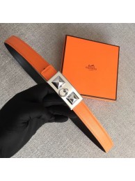 First-class Quality Hermes Collier de Chien belt buckle & Reversible leather strap 24 mm H0521 orange Tl3473Sf41