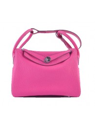 First-class Quality Hermes Lindy 30CM Grainy Leather Shoulder Bag H6207 Rosy Tl1554xO55
