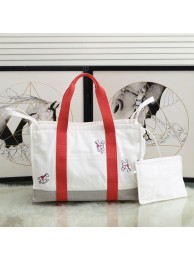 Hermes Adada Nappy Canvas Shopping Bag H5635 Orange Tl106De45