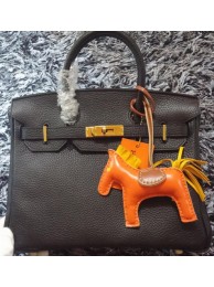 Hermes Birkin 30CM Tote Bags Litchi Leather H30LI Black Tl1220lu18