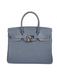Hermes Birkin 30CM Tote Bags Smooth Togo Leather Dark Blue Tl2012Ym74