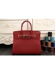 Hermes Birkin 35CM 30CM Tote Bag Original Leather HB35O Burgundy Tl1272su78
