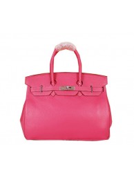 Hermes Birkin 35CM Tote Bag Rose Original Grainy Leather H35 Silver Tl1680fJ40