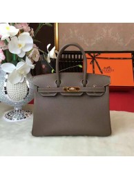 Hermes Birkin Bag Original Leather 17825 Grey Tl893tQ92