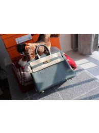 Hermes Birkin Bag Original Leather 35CM 17825 Almond Green Tl422ff76