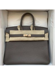 Hermes Birkin Bag Original Leather 35CM 17825 Tinware Grey Tl421JD63