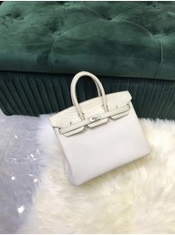 Hermes Birkin Bag Original Leather crocodile togo HBK2530 &white Tl488Bw85