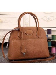 Hermes Bolide 37CM Calfskin Leather Tote Bag B1004 Wheat Tl1068qB82