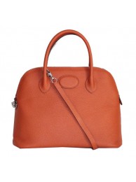 Hermes Bolide 37CM Calfskin Leather Tote Bags H509084 Orange Tl1456Qu69