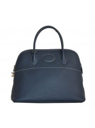 Hermes Bolide 37CM Calfskin Leather Tote Bags H509084 Royal Tl1451DS71