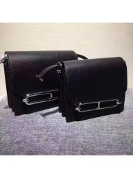 Hermes Calfskin Leather H1519 Black Tl685Kn56