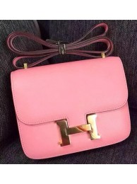 Hermes Constance Bag Calfskin Leather H9999 Pink Tl986CI68