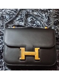 Hermes Constance Bag Smooth Leather H9998S Black Tl1150vj67
