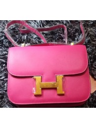 Hermes Constance Bag Smooth Leather H9998S Rose Tl1148uU16