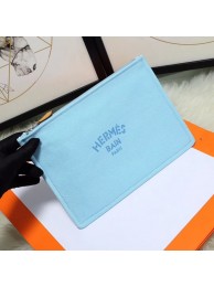 Hermes Cosmetic Bag H3700 Sky Blue Tl622Il41