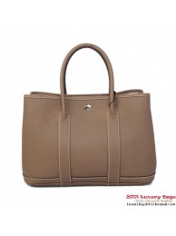 Hermes Garden Party 30CM Bag Calf Leather A1288 Gray Tl1881JD63
