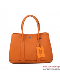 Hermes Garden Party 30CM Bag Calf Leather A1288 Orange Tl1878uU16