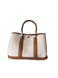 Hermes Garden Party 30CM Bag Canvas Leather H11S Wheat Tl1493ER88