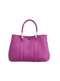 Hermes Garden Party 30cm Tote Bags Grainy Leather Lavender Tl1343vX95