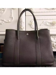 Hermes Garden Party 36cm 30cm Tote Bag Original Leather Dark Brown Tl1052wv88