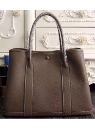 Hermes Garden Party 36cm 30cm Tote Bag Original Leather Grey Tl1063JD28