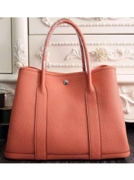 Hermes Garden Party 36cm 30cm Tote Bag Original Leather Light Pink Tl1050Kn56