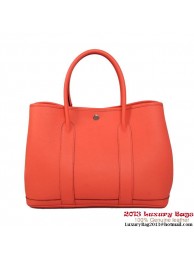 Hermes Garden Party 36CM Bag Calf Leather A1288 Light Red Tl1865hT91