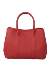 Hermes Garden Party 36CM Bag Calf Leather Red Tl1768Gm74