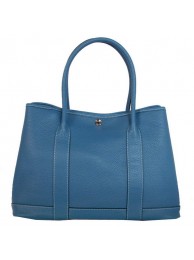 Hermes Garden Party 36CM Bag Clemence Blue Tl1980Jz48