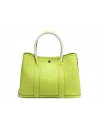 Hermes Garden Party 36cm Tote Bag Grainy Leather Lemon Tl1362rJ28