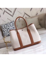 Hermes Garden Party 36cm Tote Bags Canvas Original HGP1927 Wheat Tl659zS17