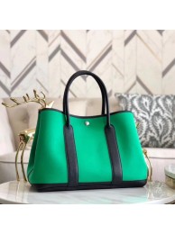 Hermes Garden Party 36cm Tote Bags Original Leather A3698 Green Tl642bT70