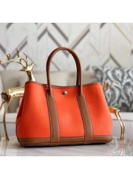Hermes Garden Party 36cm Tote Bags Original Leather A3698 Orange Tl647jf20