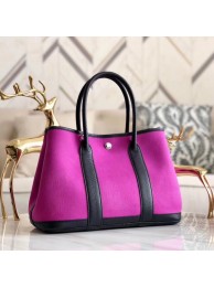Hermes Garden Party 36cm Tote Bags Original Leather A3698 Purple Tl640dV68