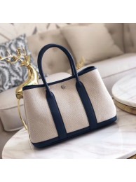 Hermes Garden Party 36cm Tote Bags Original Leather H3698 Dark Blue Tl634bm74