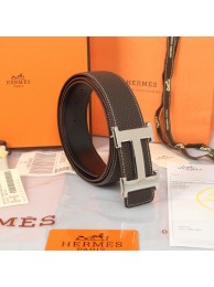 Hermes Imported Belt HR1002D Dark Brown Tl3771xa43