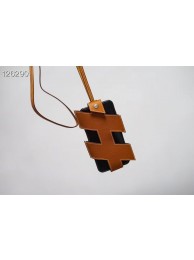 Hermes iPhone 11 pro Case Bag Original Leather H6698 Brown Tl493Nw52