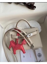Hermes Kelly 28cm Shoulder Bags Epsom Leather KL28 Cream Tl439tg76