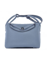Hermes Lindy 30CM Grainy Leather Shoulder Bag H6207 Dark Grey Tl1555fw56