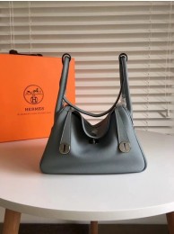 Hermes Lindy Original Togo Leather Bag 5086 Skyblue Tl793Xw85